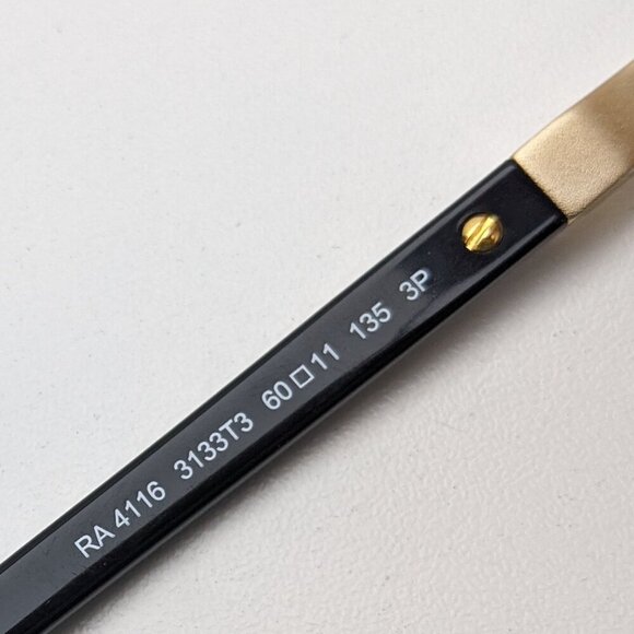 🕶️Frame only! Ralph Lauren RA4116-3133T3 Aviator Sunglasses 60/11-135 / JLE855 - Picture 6 of 8